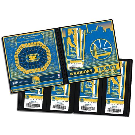 Golden State Warriors Ticket Album | Warriors tickets, Golden state ...