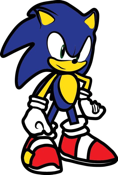 Sonic The Hedgehog Drawing | Free download on ClipArtMag