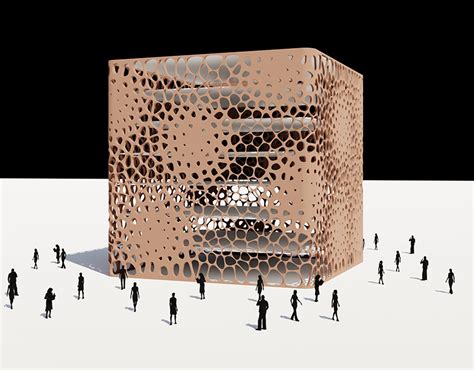 Voronoi Pattern Facade | Behance