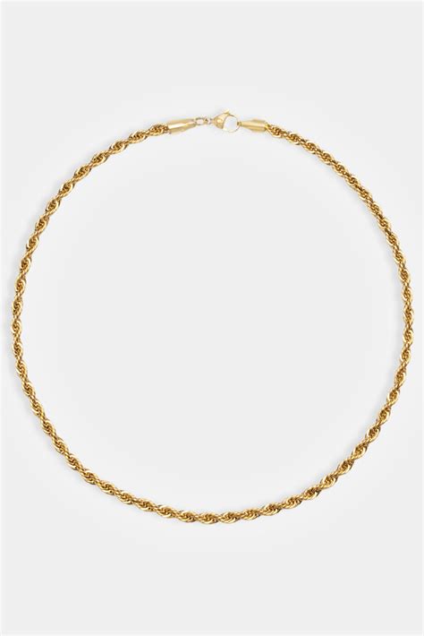 5mm Rope Chain - Gold – Cernucci