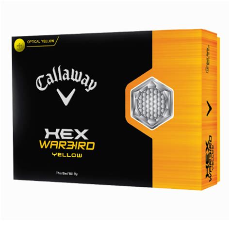 Callaway Hex Warbird Golf Balls (1 Dozen) - Yellow at InTheHoleGolf.com