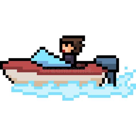 Pixel Art Boat Sea Stock Illustrations – 248 Pixel Art Boat Sea Stock Illustrations, Vectors ...