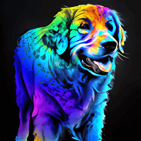 Golden Retriever Dog Painting · Creative Fabrica