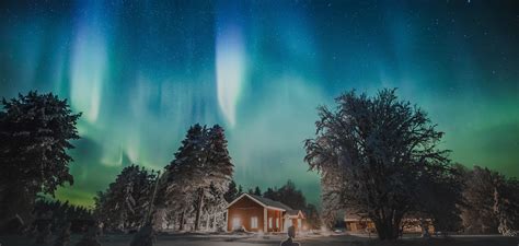 See Northern Lights in Santa Claus Village Rovaniemi Lapland