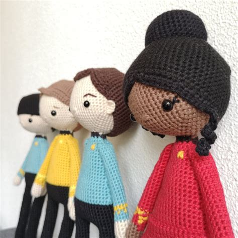 Star Trek Amigurumi Dolls 4 Crochet PATTERN Downloads | Etsy