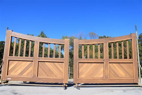 Wood Painted Aluminum Gates - Aberdeen Gate