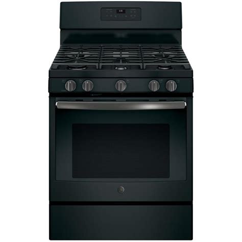 GE 5-Burner 5-cu ft Self-cleaning Freestanding Gas Range (Fingerprint ...