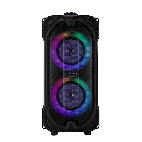 Proscan - Portable wireless Bluetooth speaker with LED lights. Colour ...