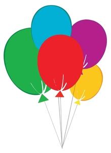 Birthday balloons clip art balloons to download – Clipartix