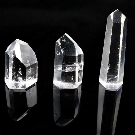 Clear Quartz Crystal Point, Polished - The Fossil Cartel