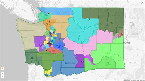 Washington State Legislative Districts Map 2024 - Berna Cecilia