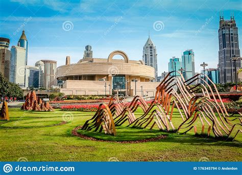 Shanghai Museum editorial stock image. Image of architectural - 176345794