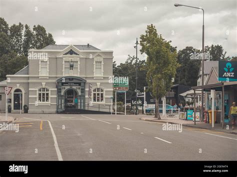 Geraldine town in New Zealand south island Stock Photo - Alamy