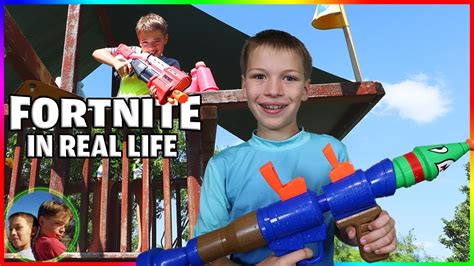 Fortnite Battle Royale In Real Life! - YouTube