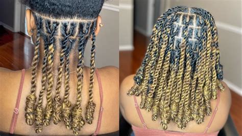 How To: Invisible Locs Tutorial | 2 Strand Twist Bob Locs With Knots ...