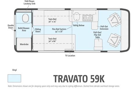 Travato Floor Plan - floorplans.click