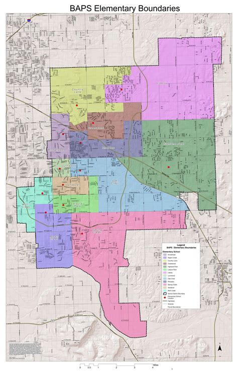 Current elementary school boundaries