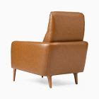 Auburn Leather High-Back Chair | West Elm