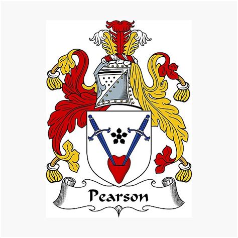 "Pearson Coat of Arms / Pearson Family Crest" Photographic Print for ...