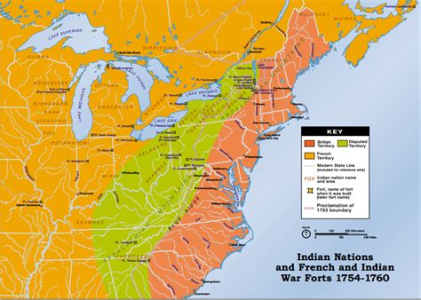 French And Indian War Map - Maping Resources