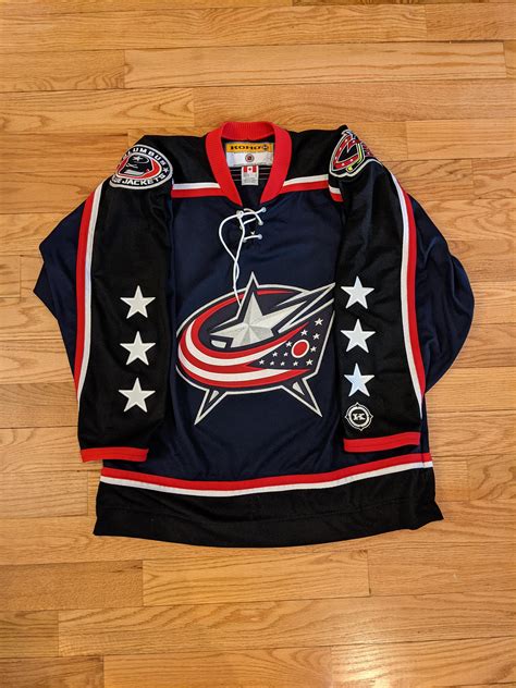 My first CBJ jersey! : r/hockeyjerseys