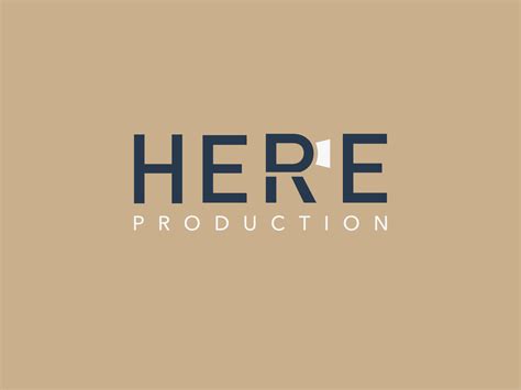 Logo Design - HERE Productio House by Olivier Van Neste on Dribbble