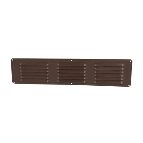 Air Vent 4-in L Brown Aluminum Soffit Vent in the Soffit Vents department at Lowes.com