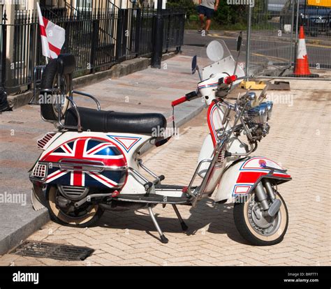 Customized Vespa scooter Stock Photo - Alamy