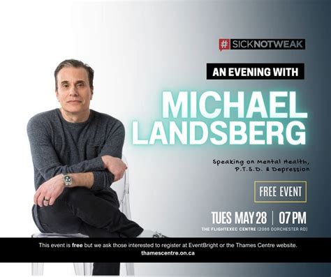 Michael Landsberg is coming to Thames Centre! | Thames Centre