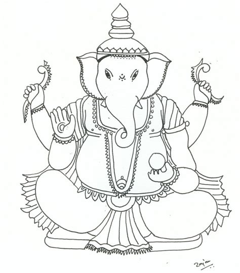 Bal Ganesh Cartoon Colouring Pages 281999 Ganesha Coloring Pages | Coloring pages, Cartoon ...