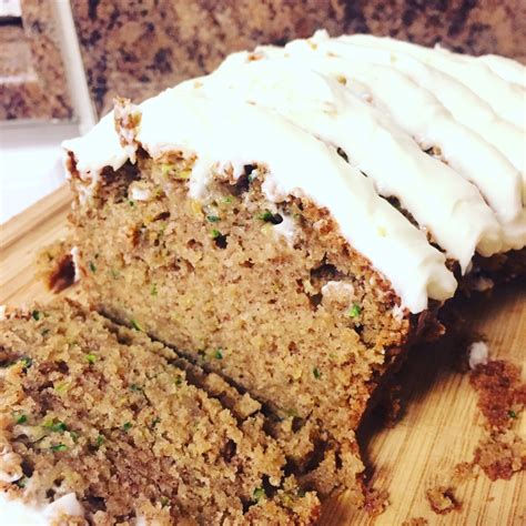 Zucchini Bread with Cream Cheese Frosting | It's My Side of Life | Healthy Foods and Lifestyle