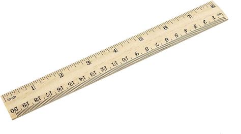 uxcell Wood Ruler 20cm 8 Inch 2 Scale Office Rulers Wooden Measuring Ruler 10pcs - - Amazon.com