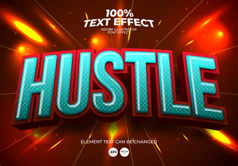 Adobe illustrator font effect vector free download