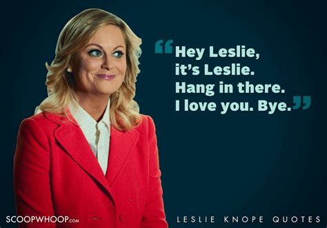 22 Quirky Quotes By Parks & Recreation’s Leslie Knope That Are Oddly ...