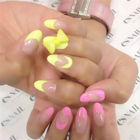 Pink And Yellow Nails Pictures, Photos, and Images for Facebook, Tumblr, Pinterest, and Twitter