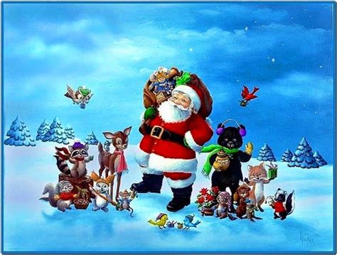 Animated christmas screensavers for kids - Download free