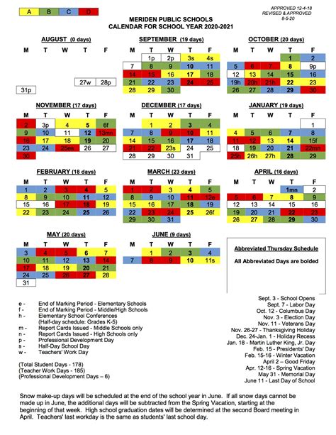 Meriden Public Schools Calendar 2023-2024 - Calendars2024.net