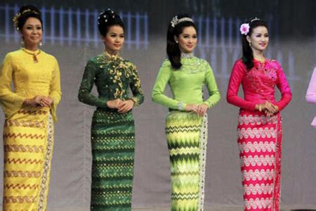 Myanmar National Costume, Traditional Dress & Clothes