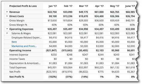 What Do Business Plan Financials Look Like | Bplans