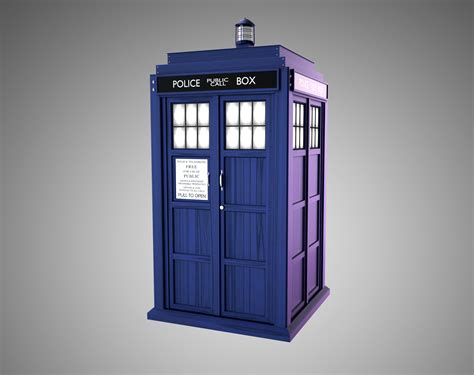 Doctor Who Tardis 3D Model by DarklogicDesign on DeviantArt