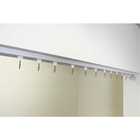 Rod Desyne 30 ft. - 36 ft. Ceiling Room Divider Track Kit-DVD6FT-6PC - The Home Depot