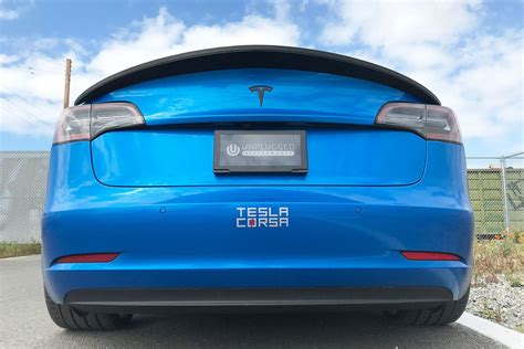 High Downforce Trunk Spoiler for Tesla Model 3 for Tesla Model 3 - Unplugged Performance