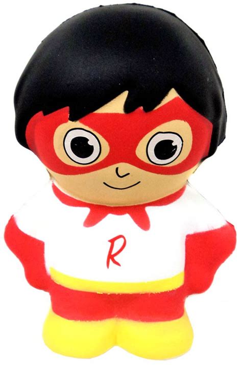 Ryans World Squishies Red Titan 5.5 Squeeze Toy Pocket Watch - ToyWiz