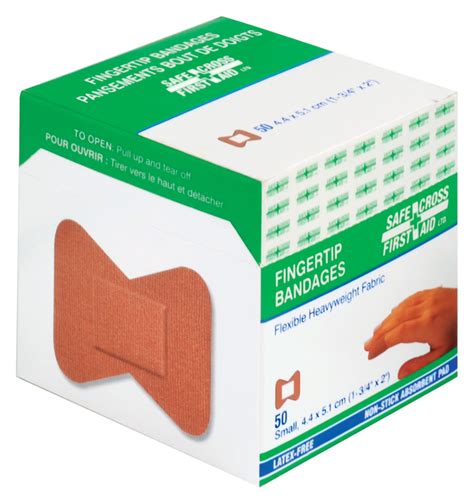 Fingertip Bandages - Small - 4.4 x 5.1 cm - First Aid Canada