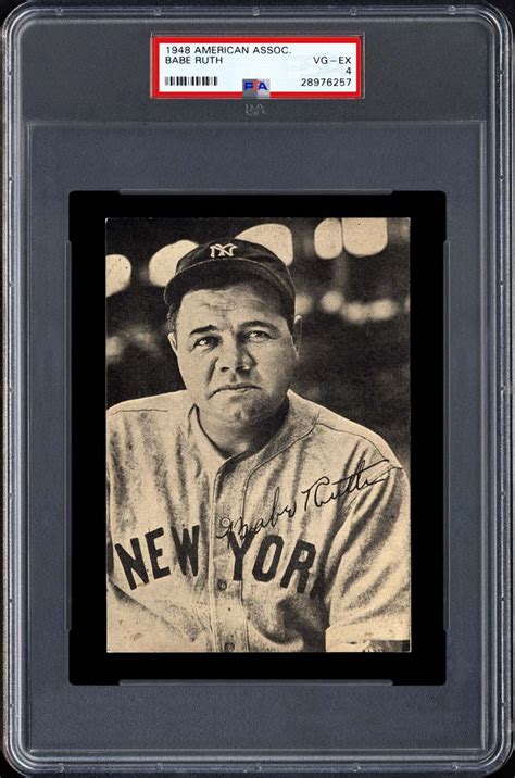 1948 American Association Babe Ruth Baseball Cards | PSA Population