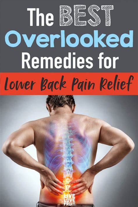 Overlooked Remedies for Lower Back Pain Relief - Live Love Fruit