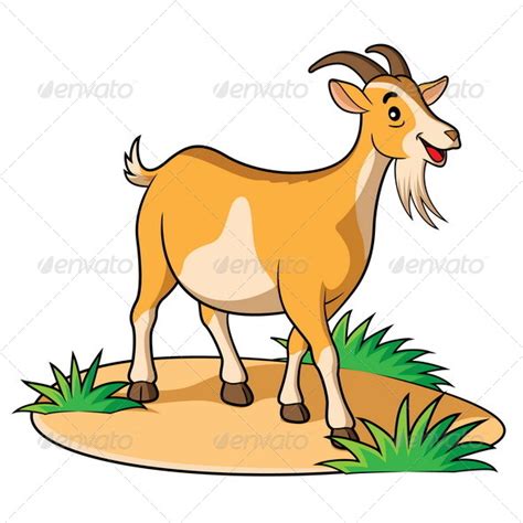 Goat Cartoon by rubynurbaidi | GraphicRiver