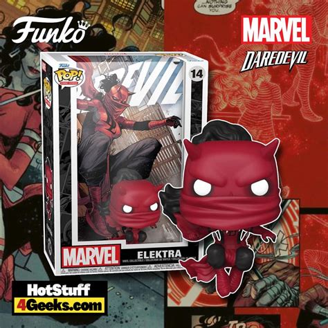 2022 NEW Marvel: Daredevil - Elektra Funko Pop! Comic Cover