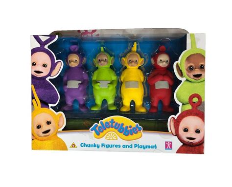 Buy Teletubbies Chunky Figures & Playmat Teletubby Action Figure Set of ...