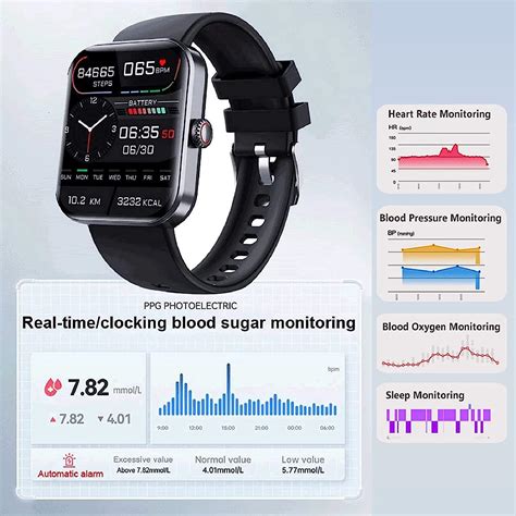 Blood Glucose Monitoring Smartwatch | Smart Watch for Non-Invasive Blood Glucose Testing – Reinsho